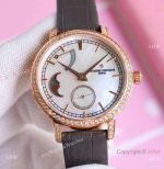 Swiss Copy Vacheron Constantin Traditionnelle Power Reserve Watch 36mm Ladies Mother-of-pearl dial